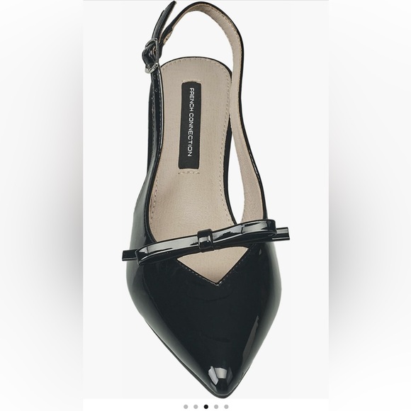 French Connection Shoes - French Connection Quinny Slingback Kitten Heel - Size 6 - SOLD OUT ONLINE